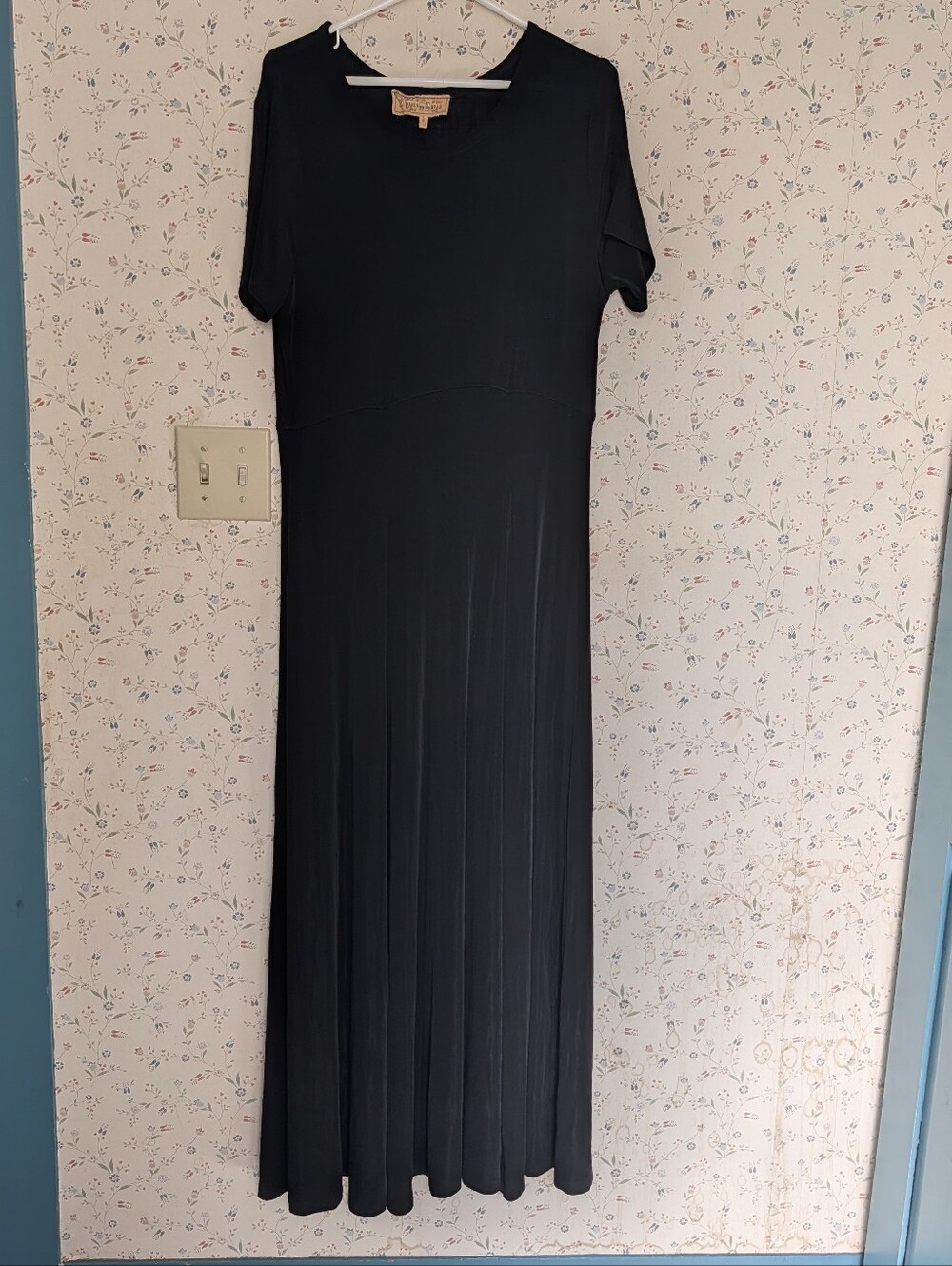 Double DD Ranch Wear Black Short-Sleeve Maxi Dress